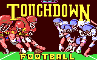 Touchdown Football - Screenshot - Game Title Image