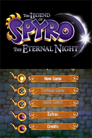 The Legend of Spyro: The Eternal Night - Screenshot - Game Select Image