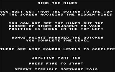 Mind the Mines - Screenshot - Game Title Image