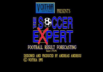 Soccer Expert: Season 1993-1994 - Screenshot - Game Title Image