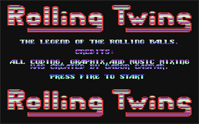 Rolling Twins - Screenshot - Game Title Image