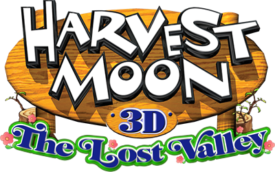 Harvest Moon 3D: The Lost Valley - Clear Logo Image