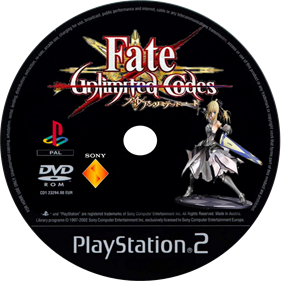 Fate/unlimited codes - Fanart - Disc Image