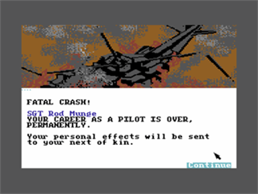 Gunship: The Helicopter Simulation - Screenshot - Game Over Image