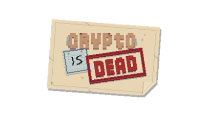 Crypto Is Dead - Clear Logo Image