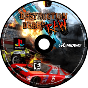 Destruction Derby RAW - Fanart - Disc Image