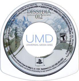 Dissidia 012: Final Fantasy - Disc Image