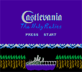 Castlevania: The Holy Relics - Screenshot - Game Title Image