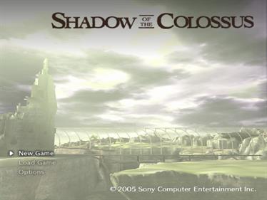 Shadow of the Colossus - Screenshot - Game Select Image