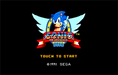 Sonic 1 SMS Remake - Screenshot - Game Title Image