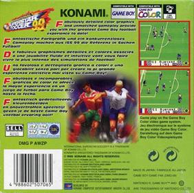 International Superstar Soccer 99 - Box - Back Image