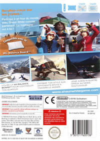 Shaun White Snowboarding: Road Trip - Box - Back Image