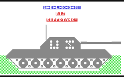 Supertank - Screenshot - Game Title Image