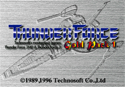 Thunder Force: Gold Pack 1 - Screenshot - Game Title Image
