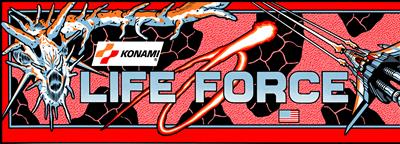 Life Force - Arcade - Marquee Image