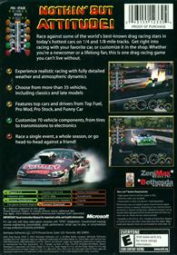 IHRA Drag Racing 2004 - Box - Back Image