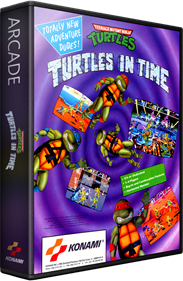 Teenage Mutant Ninja Turtles: Turtles in Time - Box - 3D Image