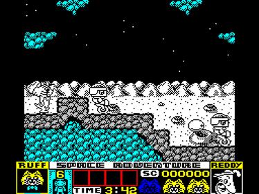 Ruff and Reddy in The Space Adventure - Screenshot - Gameplay Image