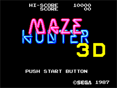 Maze Hunter 3-D - Screenshot - Game Title Image