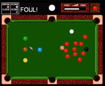 Saturday Night Snooker - Screenshot - Gameplay Image