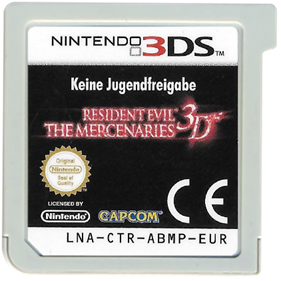 Resident Evil: The Mercenaries 3D - Cart - Front Image