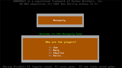 Monopoly - Screenshot - Game Title Image