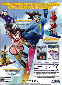 SBK: Snowboard Kids - Advertisement Flyer - Front