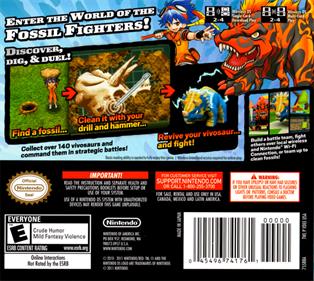 Fossil Fighters: Champions - Box - Back Image