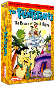 The Flintstones: The Rescue of Dino & Hoppy - Box - 3D Image