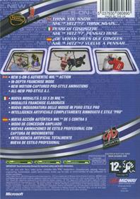 NHL Hitz Pro - Box - Back Image