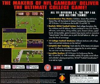 NCAA Football GameBreaker - Box - Back Image