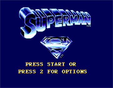 Superman: The Man of Steel - Screenshot - Game Title Image