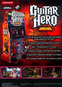 Guitar Hero Arcade - Advertisement Flyer - Front Image