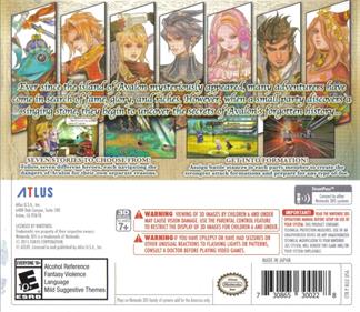 The Legend of Legacy - Box - Back Image