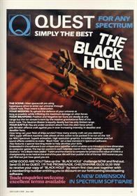 The Black Hole - Advertisement Flyer - Front Image