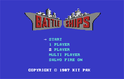 Battleship (Elite Systems/Epyx) - Screenshot - Game Title Image