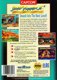 Street Fighter II': Special Champion Edition - Box - Back Image