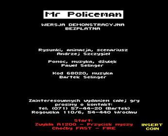 Mr. Policeman - Screenshot - Game Title Image