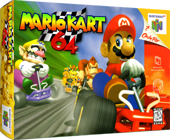 Mario Kart 64 - Box - 3D Image