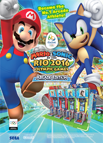 Mario & Sonic at the Rio 2016 Olympic Games Arcade Edition - Advertisement Flyer - Front Image