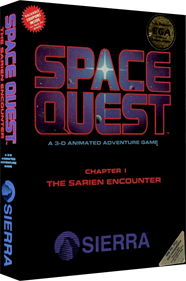 Space Quest: Chapter I: The Sarien Encounter - Box - 3D Image