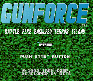 GunForce - Screenshot - Game Title Image