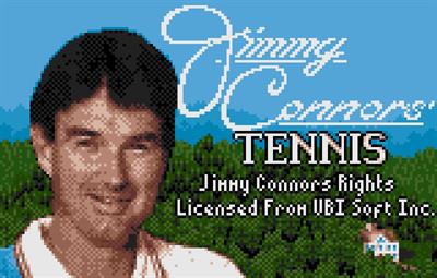 Jimmy Connors' Tennis - Screenshot - Game Title
