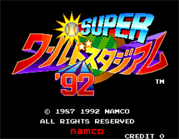 Super World Stadium '92 - Screenshot - Game Title Image