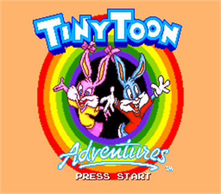 Tiny Toon Adventures: Buster's Hidden Treasure - Screenshot - Game Title Image