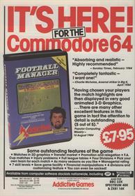 Football Manager - Advertisement Flyer - Front Image