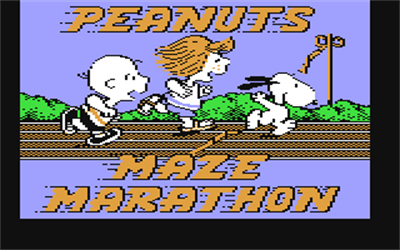 Peanuts Maze Marathon - Screenshot - Game Title Image