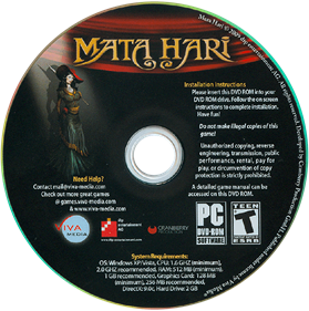 Mata Hari - Disc Image