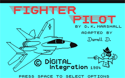 Fighter Pilot (Digital Integration) - Screenshot - Game Title Image