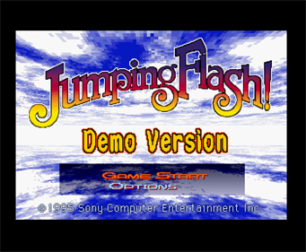 Demo One: Version 2 [SCES-00120] - Screenshot - Game Title Image